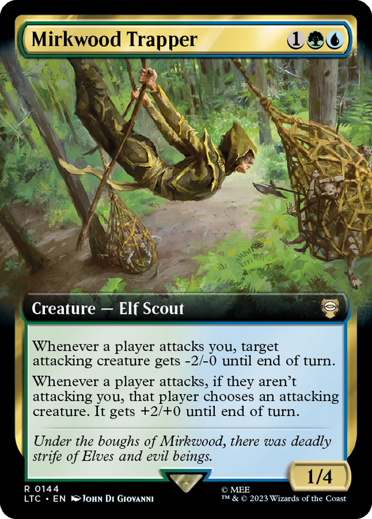 Mirkwood Trapper (Extended Art) [The Lord of the Rings: Tales of Middle-Earth Commander] [Foil]
