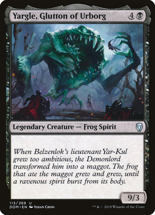 Yargle, Glutton of Urborg [Dominaria] [Foil]