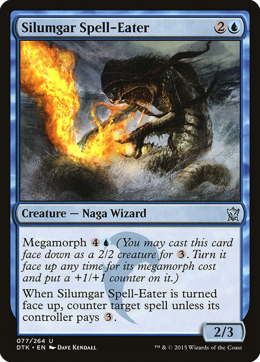 Silumgar Spell-Eater [Dragons of Tarkir] [Foil]
