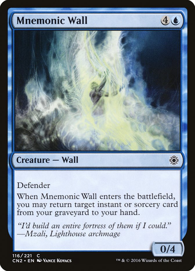 Mnemonic Wall [Conspiracy: Take the Crown] [Foil]