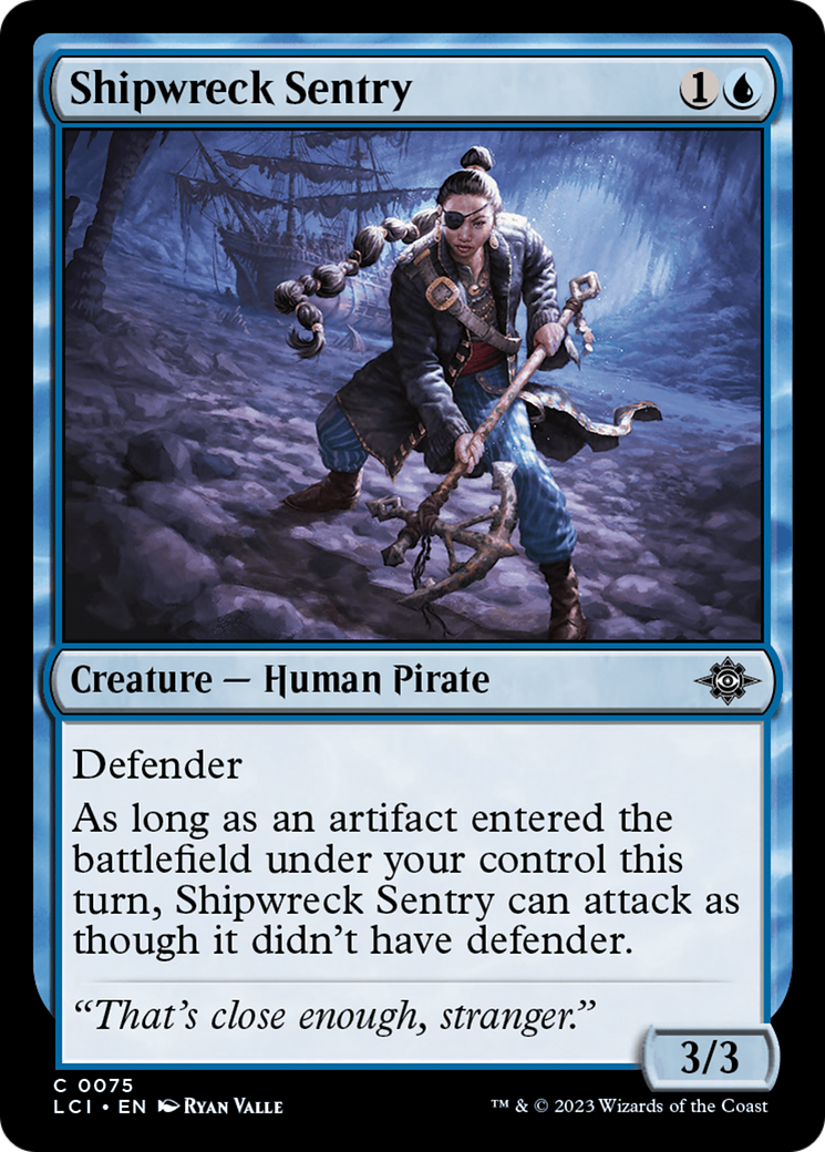 Shipwreck Sentry [The Lost Caverns of Ixalan] [Foil]