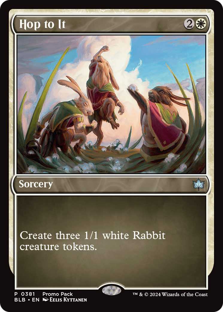 Hop to It [Bloomburrow Promos] [Foil]