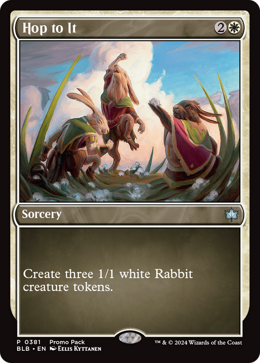 Hop to It [Bloomburrow Promos] [Foil]