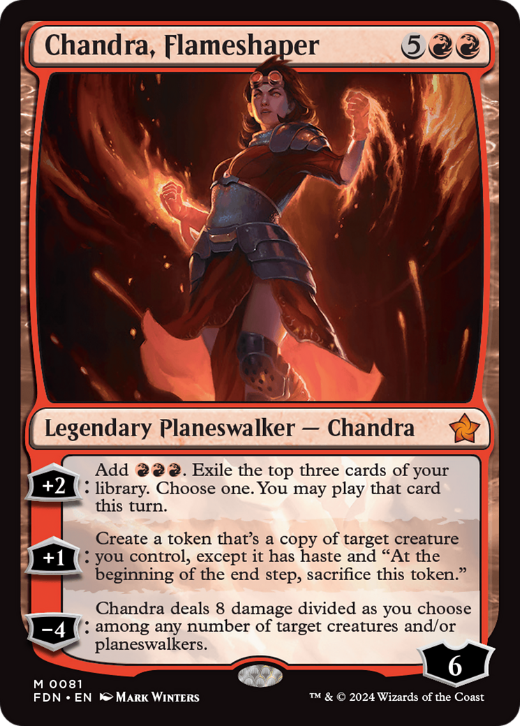Chandra, Flameshaper [Foundations] [Foil]