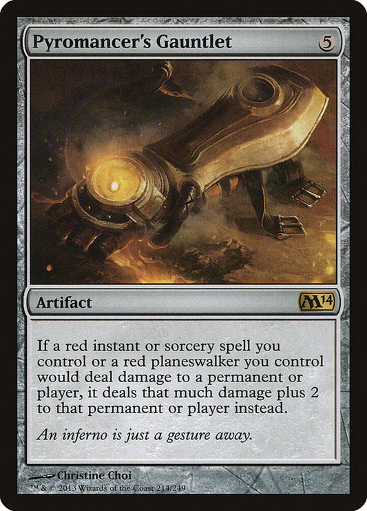 Pyromancer's Gauntlet [Core Set 2014] [Foil]