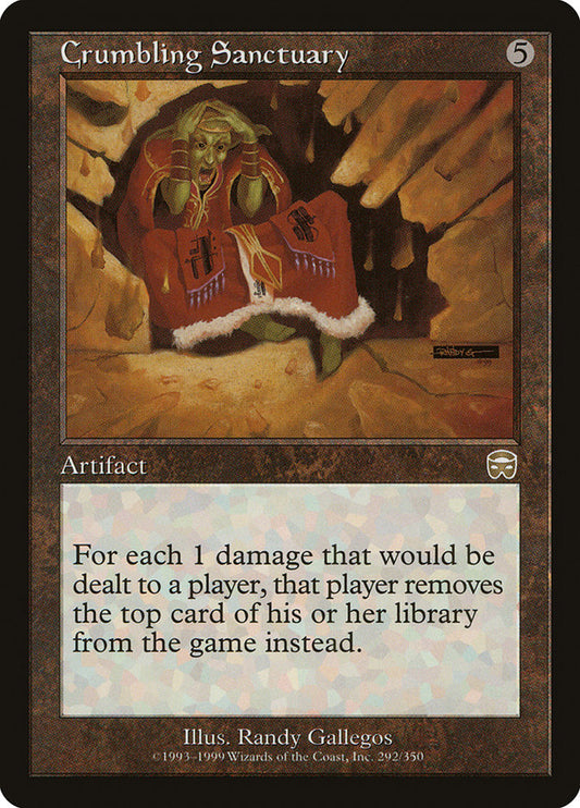 Crumbling Sanctuary [Mercadian Masques] [Foil]