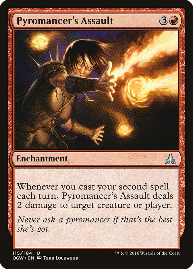 Pyromancer's Assault [Oath of the Gatewatch] [Foil]