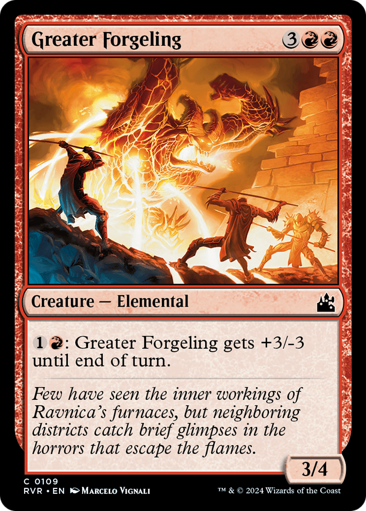 Greater Forgeling [Ravnica Remastered] [Foil]