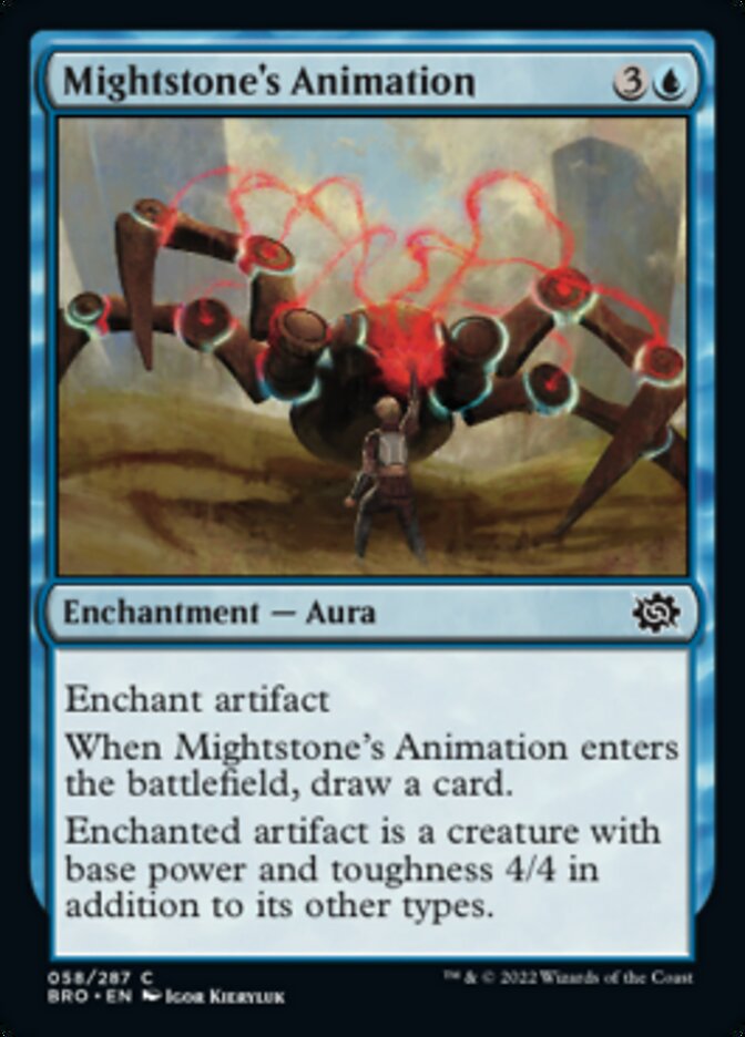 Mightstone's Animation [The Brothers' War] [Foil]