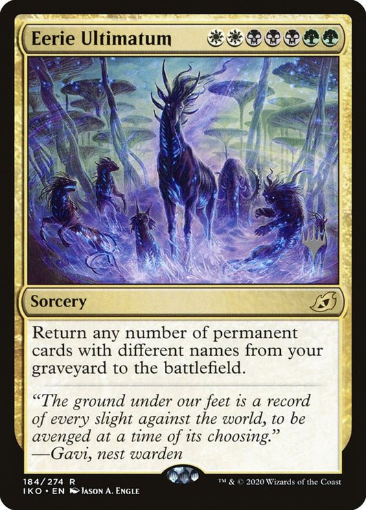 Eerie Ultimatum (Promo Pack) [Ikoria: Lair of Behemoths Promos] [Foil]
