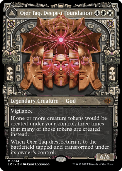Ojer Taq, Deepest Foundation // Temple of Civilization (Showcase) [The Lost Caverns of Ixalan] [Foil]