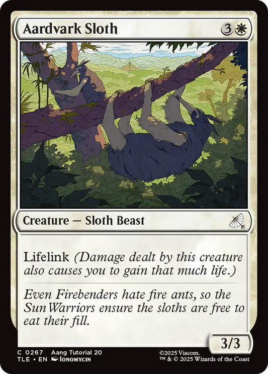 Aardvark Sloth (0267) [Avatar: The Last Airbender: Eternal-Legal] [Foil]