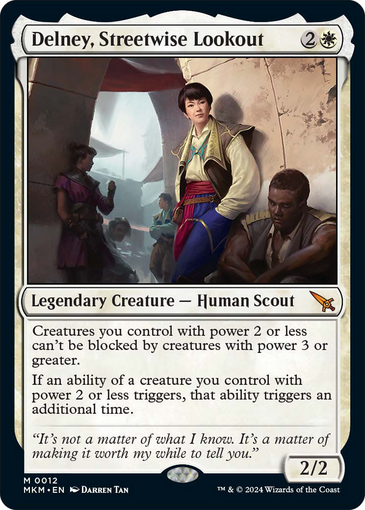 Delney, Streetwise Lookout [Murders at Karlov Manor] [Foil]