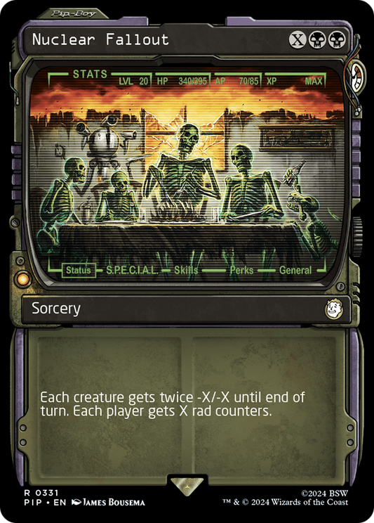 Nuclear Fallout (Showcase) [Fallout] [Foil]