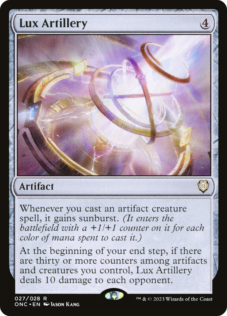 Lux Artillery [Phyrexia: All Will Be One Commander] [Foil]
