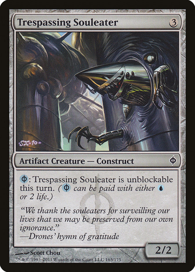 Trespassing Souleater [New Phyrexia] [Foil]