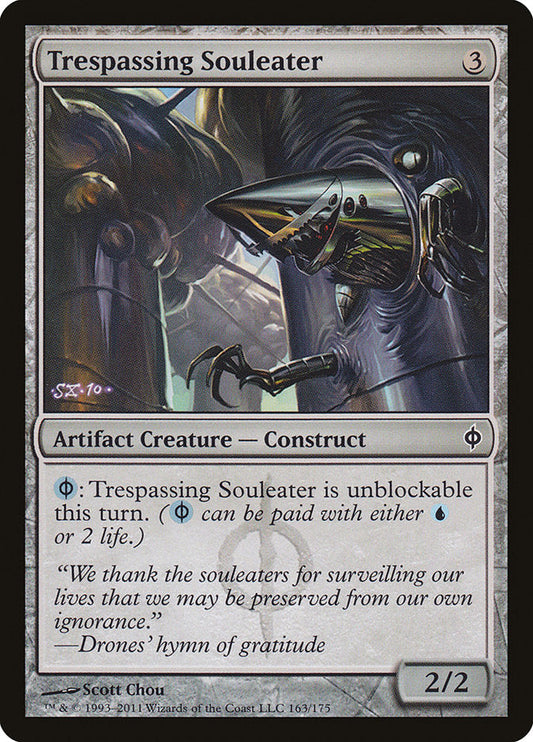 Trespassing Souleater [New Phyrexia] [Foil]