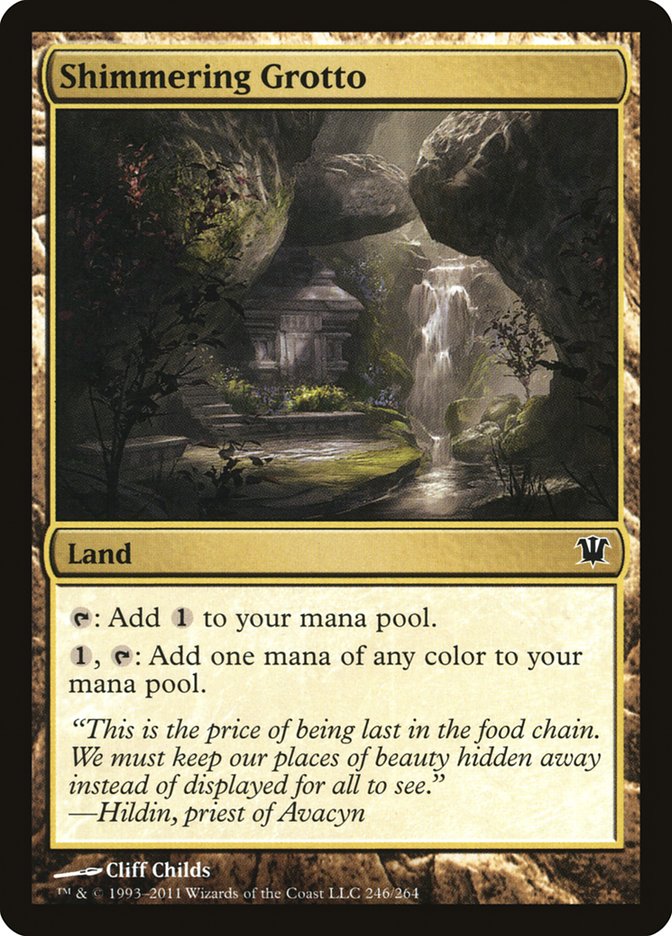 Shimmering Grotto [Innistrad] [Foil]
