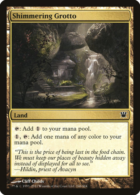 Shimmering Grotto [Innistrad] [Foil]