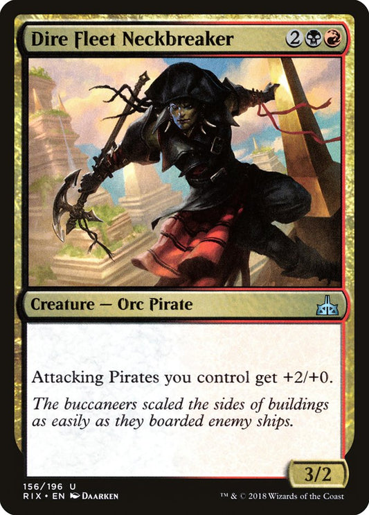 Dire Fleet Neckbreaker [Rivals of Ixalan] [Foil]