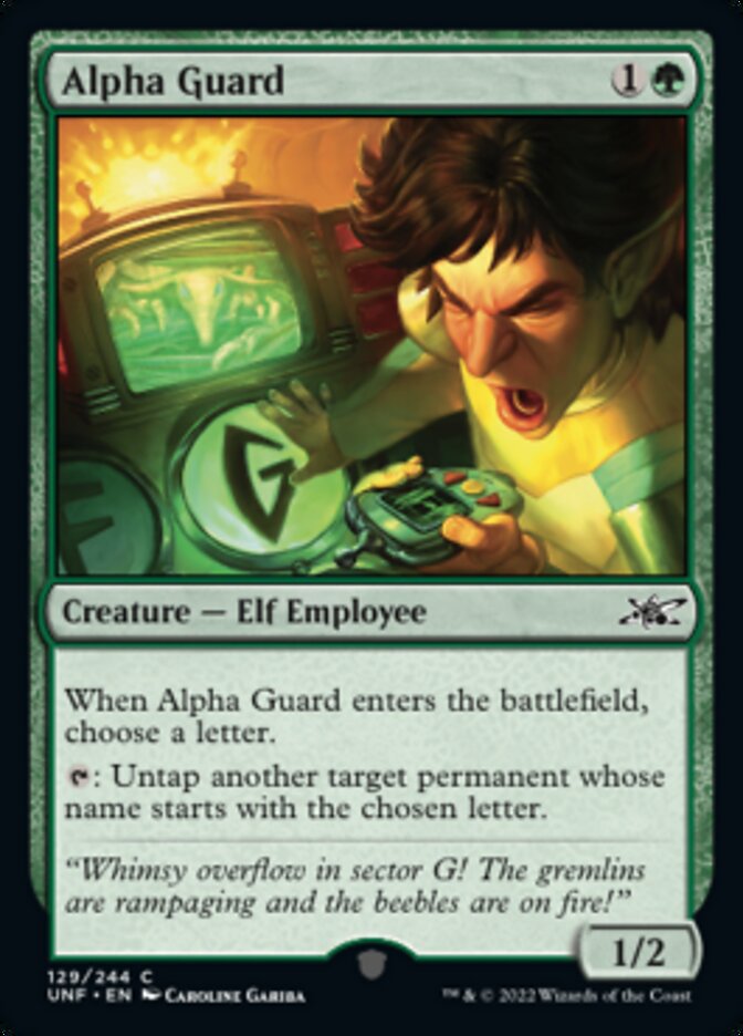 Alpha Guard [Unfinity] [Foil]