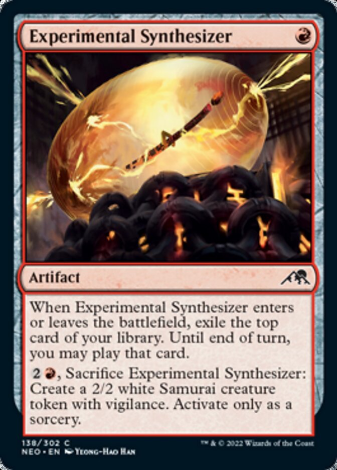 Experimental Synthesizer [Kamigawa: Neon Dynasty] [Foil]