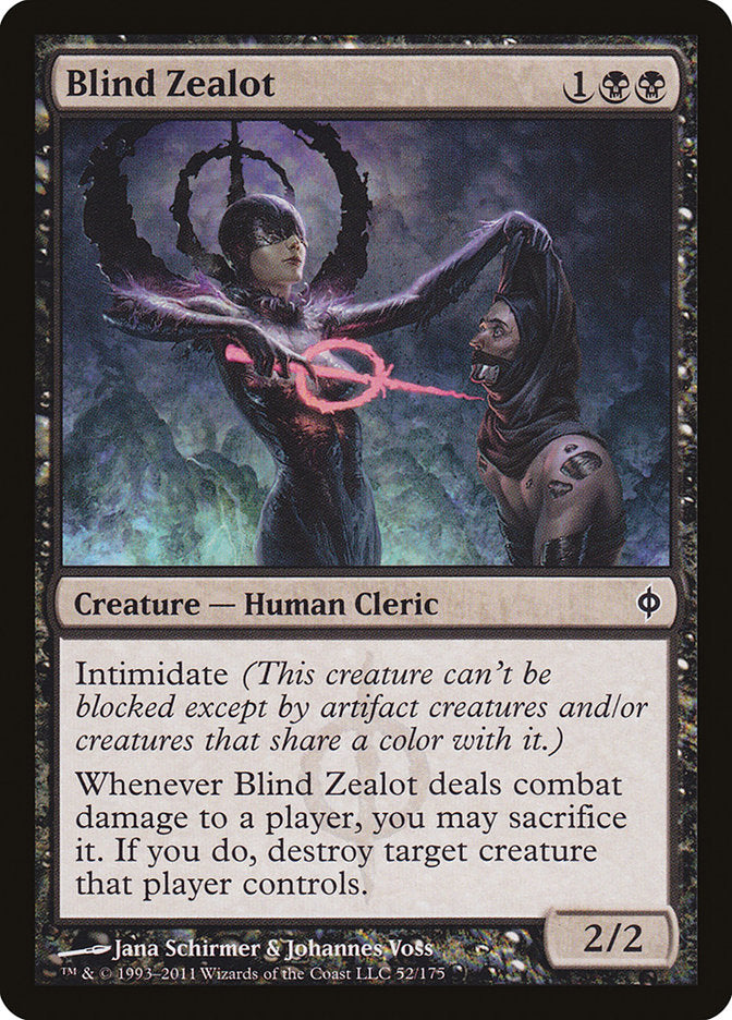 Blind Zealot [New Phyrexia] [Foil]