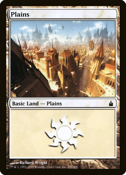 Plains (290) [Ravnica: City of Guilds] [Foil]