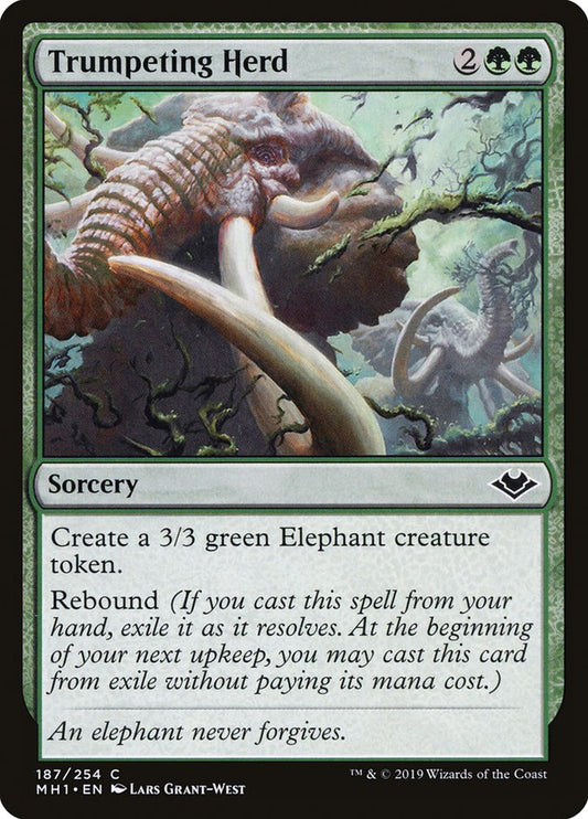 Trumpeting Herd [Modern Horizons] [Foil]
