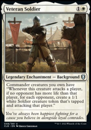 Veteran Soldier [Commander Legends: Battle for Baldur's Gate] [Foil]