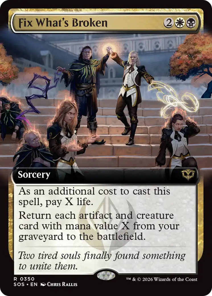 Fix What's Broken (Extended Art) [Secrets of Strixhaven] [Foil]