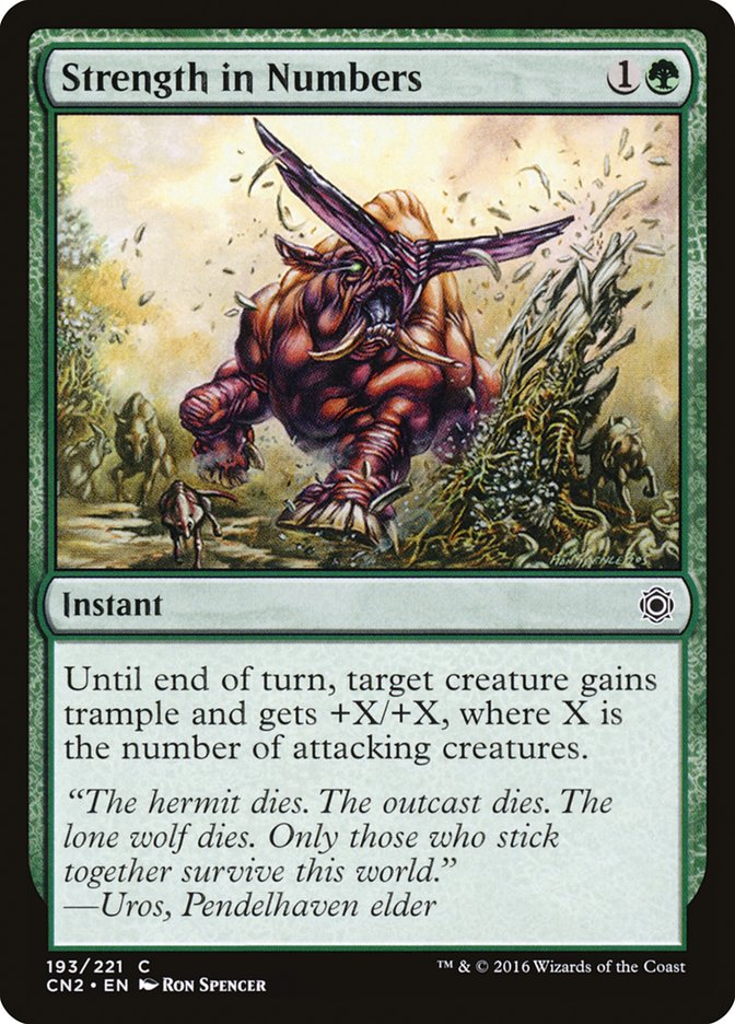 Strength in Numbers [Conspiracy: Take the Crown] [Foil]