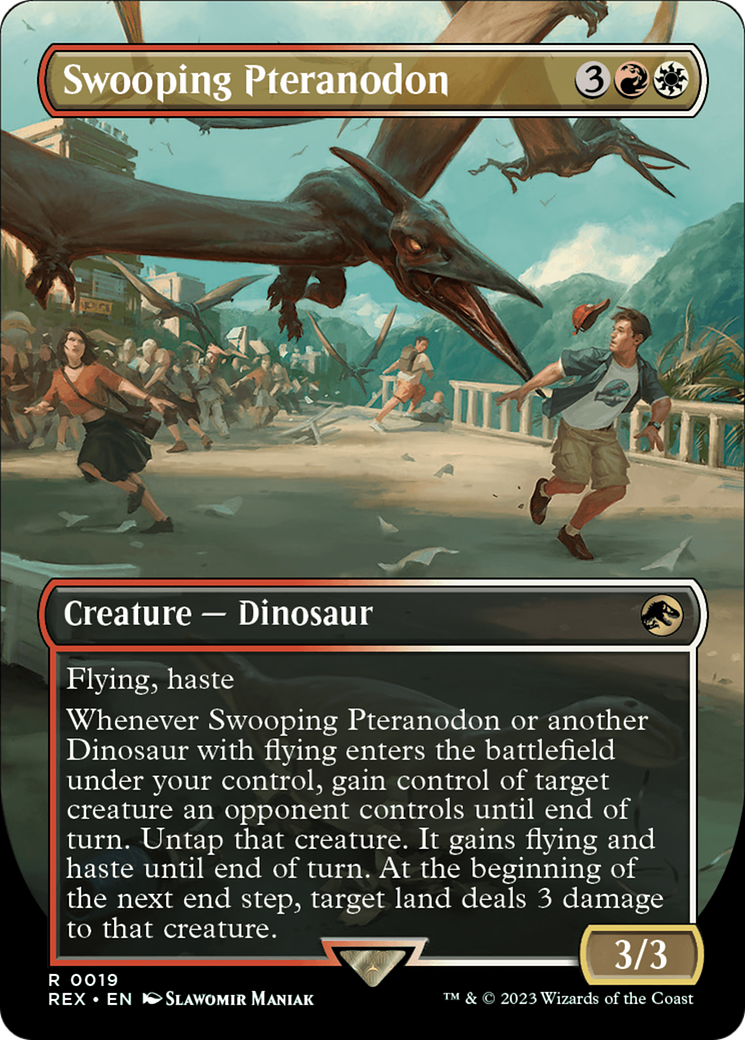 Swooping Pteranodon (Borderless) [Jurassic World Collection] [Foil]