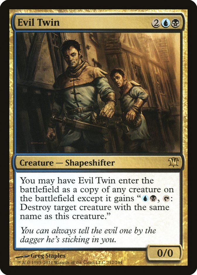 Evil Twin [Innistrad] [Foil]