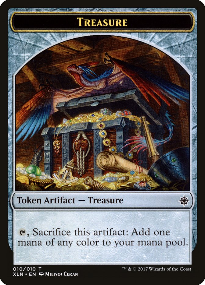 Treasure Token (010/010) [Ixalan Tokens] [Foil]