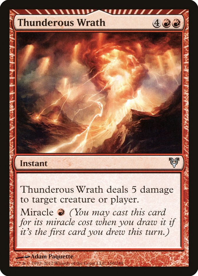 Thunderous Wrath [Avacyn Restored] [Foil]