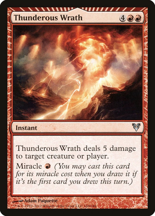 Thunderous Wrath [Avacyn Restored] [Foil]