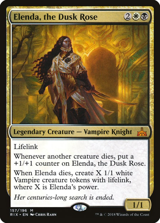 Elenda, the Dusk Rose [Rivals of Ixalan] [Foil]
