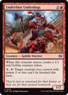 Underfoot Underdogs [Tarkir: Dragonstorm] [Foil]
