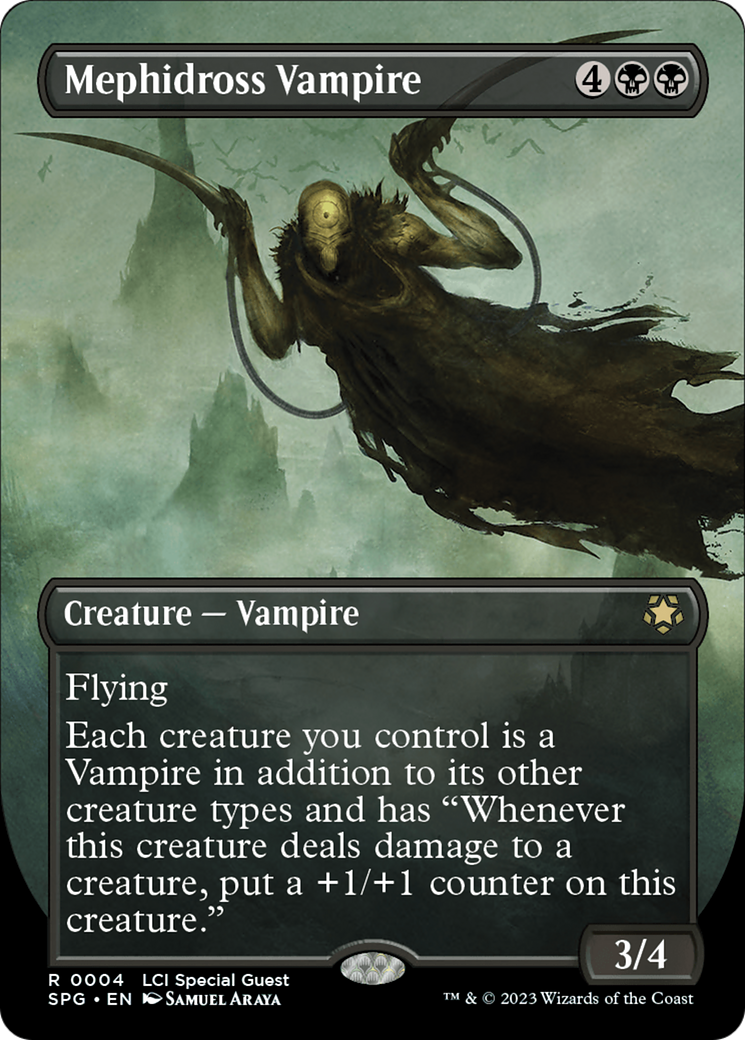 Mephidross Vampire (Borderless) [The Lost Caverns of Ixalan Special Guests] [Foil]