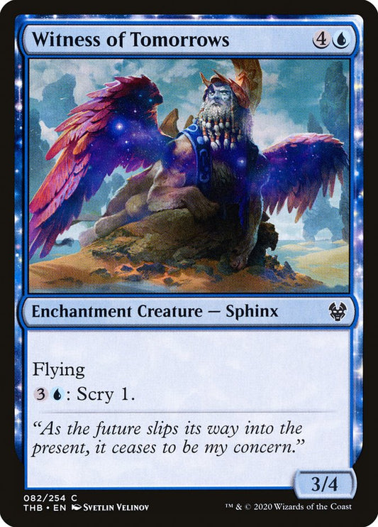 Witness of Tomorrows [Theros Beyond Death] [Foil]