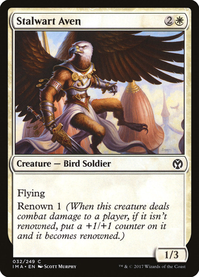 Stalwart Aven [Iconic Masters] [Foil]