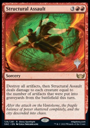 Structural Assault (Promo Pack) [Streets of New Capenna Promos] [Foil]