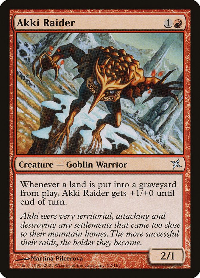 Akki Raider [Betrayers of Kamigawa] [Foil]
