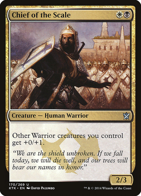 Chief of the Scale [Khans of Tarkir] [Foil]