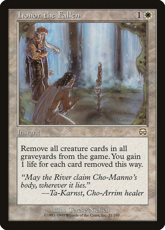 Honor the Fallen [Mercadian Masques] [Foil]