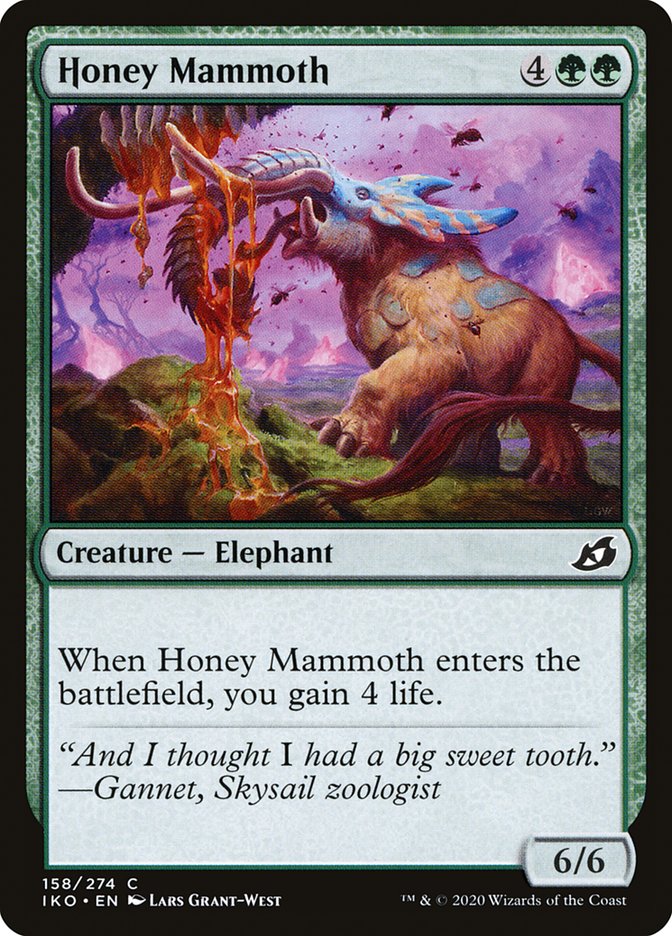 Honey Mammoth [Ikoria: Lair of Behemoths] [Foil]