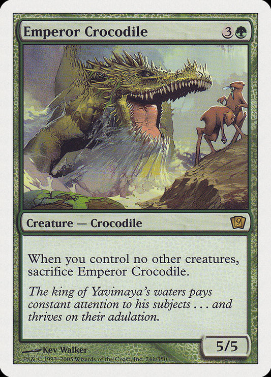 Emperor Crocodile [Ninth Edition] [Foil]