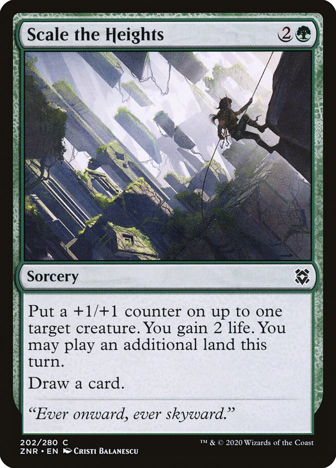 Scale the Heights [Zendikar Rising] [Foil]