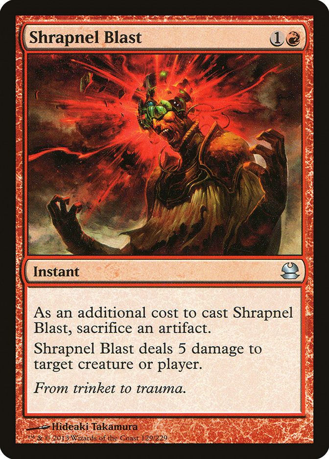 Shrapnel Blast [Modern Masters] [Foil]